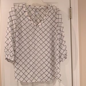 Old Navy Sheer 3/4 sleeve blouse
